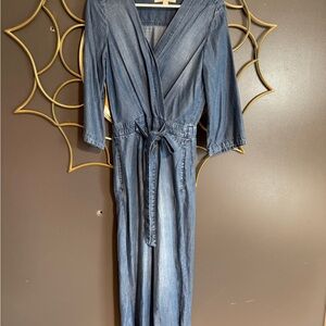 Cloth & Stone Blue Jumpsuit